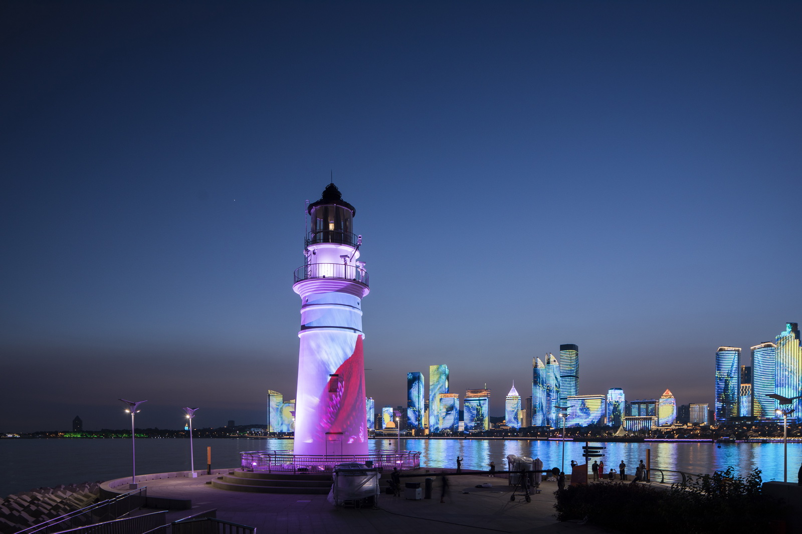 青島奧林匹克帆船中心夜景照明工程項目--2020神燈獎申報工程