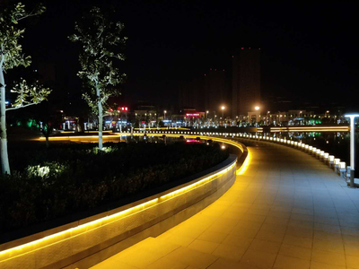 寶典電氣集團申報【蒙城縣城南新區2016年(逍遙公園、夢蝶公園、鯤鵬公園)三個公園亮化】參與優秀照明工程案例評選|中國照明行業2019年金手指獎