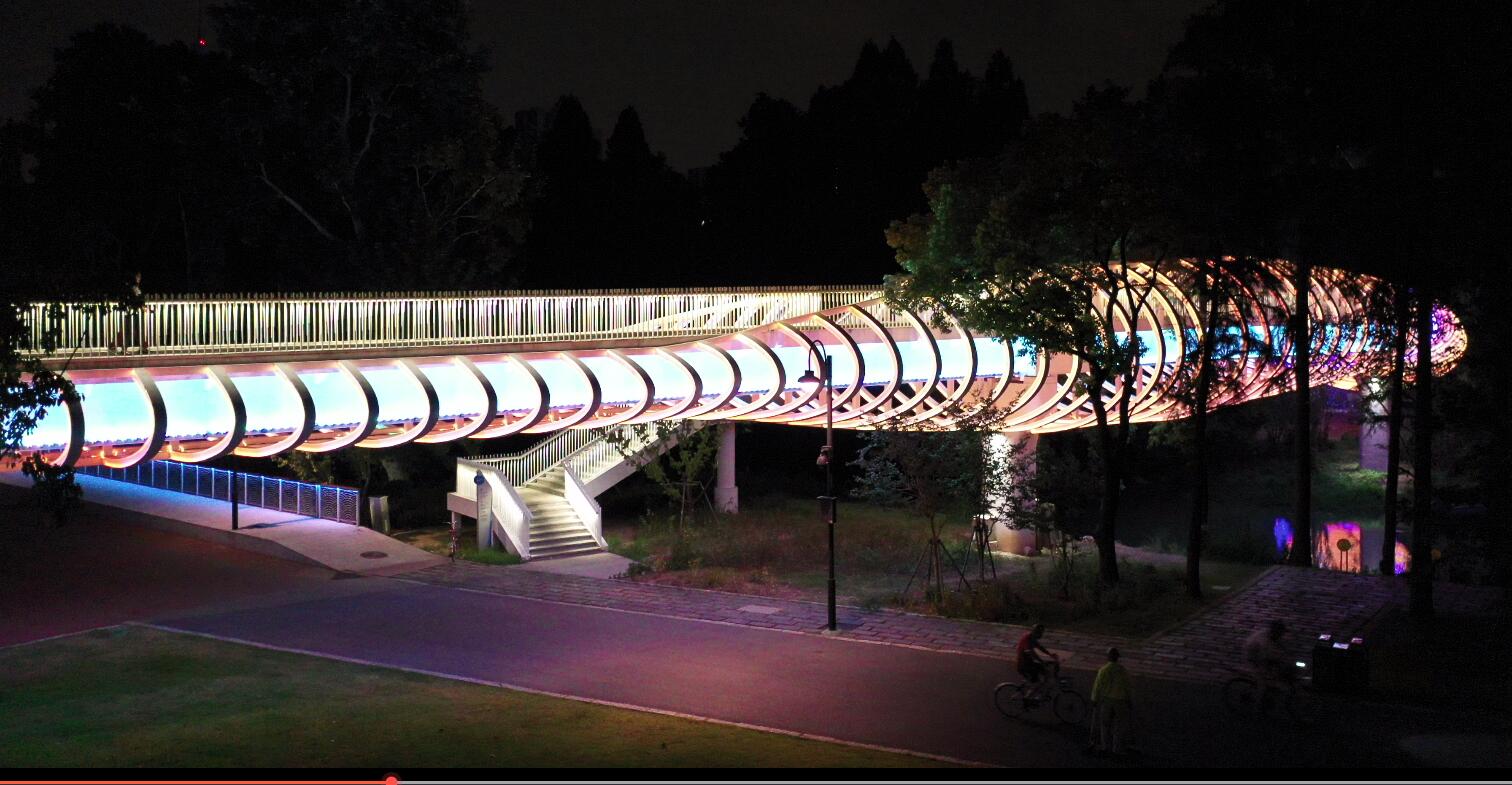 武漢洪山東湖綠道二期華僑城段橋梁泛光照明工程2020神燈獎(jiǎng)申報(bào)工程